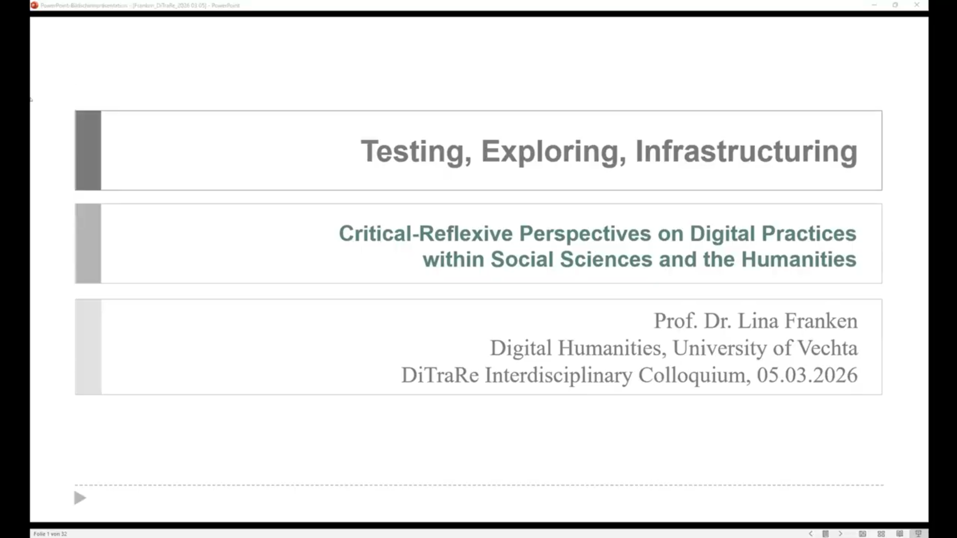 Colloquium March 2026 screenshot