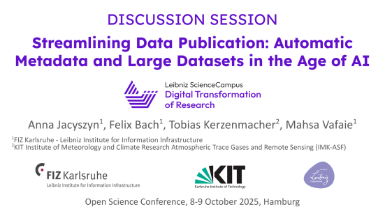 Open Science Conference 2025 slide