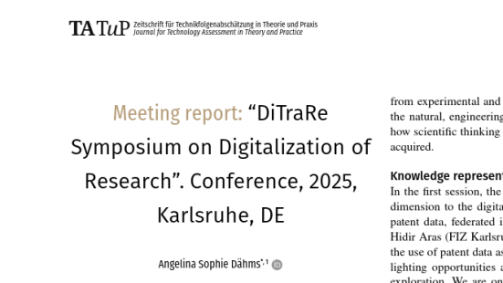 Symposium 2025 report Angelina Daehms